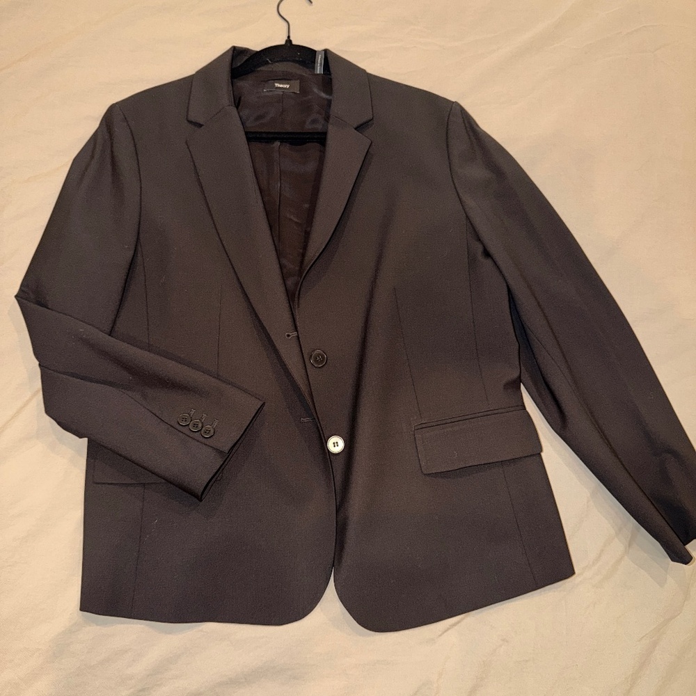 Theory Carissa Blazer in Good Wool Size 18